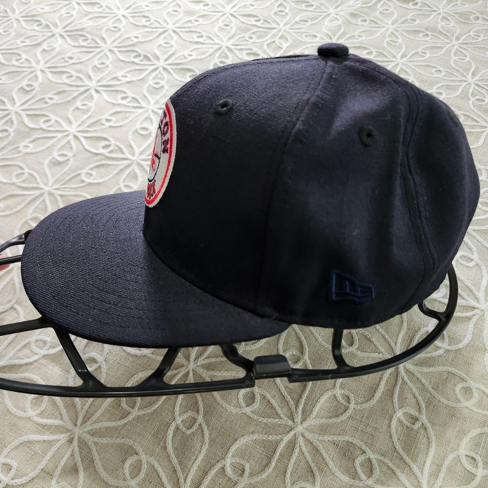 New Era Boston Red Sox Cooperstown Classics Snapback Hat Round Logo Patch - Picture 5 of 16